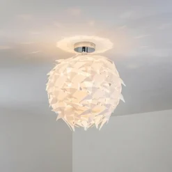 hofstein Plafonnier Dokkas Chrome, 1 lumière