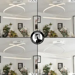 hofstein Plafonnier Donebas LED Blanc, 1 lumière