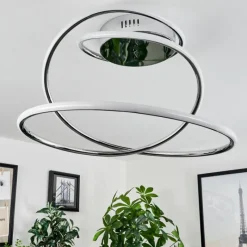 hofstein Plafonnier Donebas LED Chrome, 1 lumière