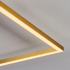 Lampes Dorées-hofstein Plafonnier Doyon LED Noir, 1 lumière