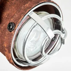 Lampes Industrielles-hofstein Plafonnier Drobak Rouille, 2 lumières