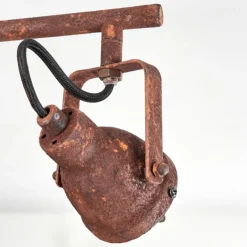 Lampes Industrielles-hofstein Plafonnier Drobak Rouille, 4 lumières