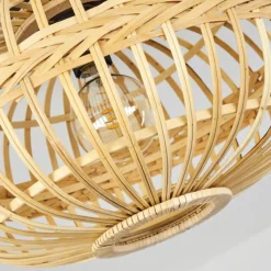 Luminaires Scandinaves-hofstein Plafonnier Egede Écru, Noir, 1 lumière