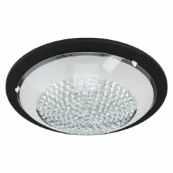 Luminaires Eglo Plafonnier Eglo ACOLLA LED Noir, 1 lumière