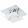 Luminaires Eglo Plafonnier Eglo ARBORIO LED Chrome, 1 lumière