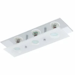 Luminaires Eglo Plafonnier Eglo ARBORIO LED Chrome, 3 lumières