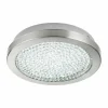 hofstein Plafonnier Eglo AREZZO 2 LED Aspect cristal, Nickel mat, 1 lumière