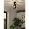 Luminaires Eglo Plafonnier Eglo BASILDON Noir, 1 lumière* Plafonniers