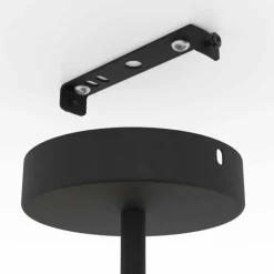 Luminaires Eglo Plafonnier Eglo BASILDON Noir, 1 lumière* Plafonniers
