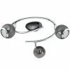 Luminaires Eglo Plafonnier Eglo BIMEDA Nickel mat, 3 lumières* Plafonniers