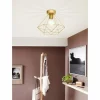 Lampes Vintages & Rétros-Luminaires Eglo Plafonnier EGLO BYRON Laiton, 1 lumière