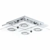 Luminaires Eglo Plafonnier Eglo CABO Chrome, 2 lumières