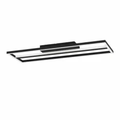 Luminaires Eglo Plafonnier Eglo CALAGRANO-Z LED Noir, 1 lumière, Changeur de couleurs