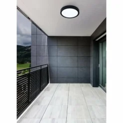 Luminaires Eglo Plafonnier Eglo CALAGRANO-Z LED Noir, 1 lumière, Changeur de couleurs