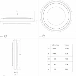 Luminaires Eglo Plafonnier Eglo CAPASSO LED Blanc, 1 lumière* Éclairage Led