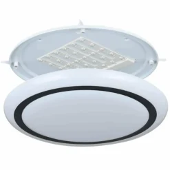 Luminaires Eglo Plafonnier Eglo CAPASSO LED Blanc, 1 lumière* Éclairage Led