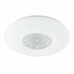 Luminaires Eglo Plafonnier Eglo CAPASSO-C LED Blanc, 1 lumière, Changeur de couleurs