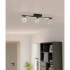 Luminaires Eglo Plafonnier Eglo CARDILLIO LED Noir, 5 lumières* Éclairage Led