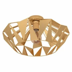 Lampes Dorées-Luminaires Eglo Plafonnier Eglo CARLTON Or, 1 lumière