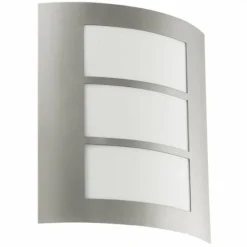 Luminaires Eglo Plafonnier Eglo CITY Acier inoxydable