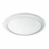 Luminaires Eglo Plafonnier Eglo COMPETA-C LED Blanc, 1 lumière, Changeur de couleurs