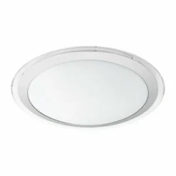 Luminaires Eglo Plafonnier Eglo COMPETA-C LED Blanc, 1 lumière, Changeur de couleurs