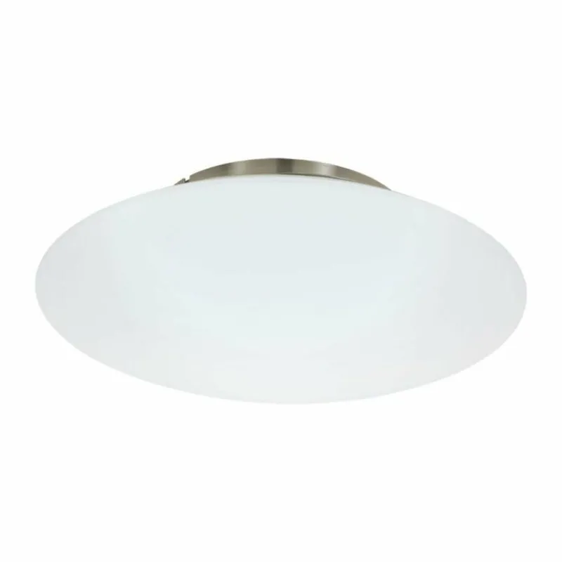 Luminaires Eglo Plafonnier Eglo CONNECT FRATTINA-C LED Nickel mat, 1 lumière, Changeur de couleurs