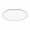 Luminaires Eglo Plafonnier Eglo CONNECT SARSINA-C LED Blanc, 1 lumière, Télécommandes, Changeur de couleurs