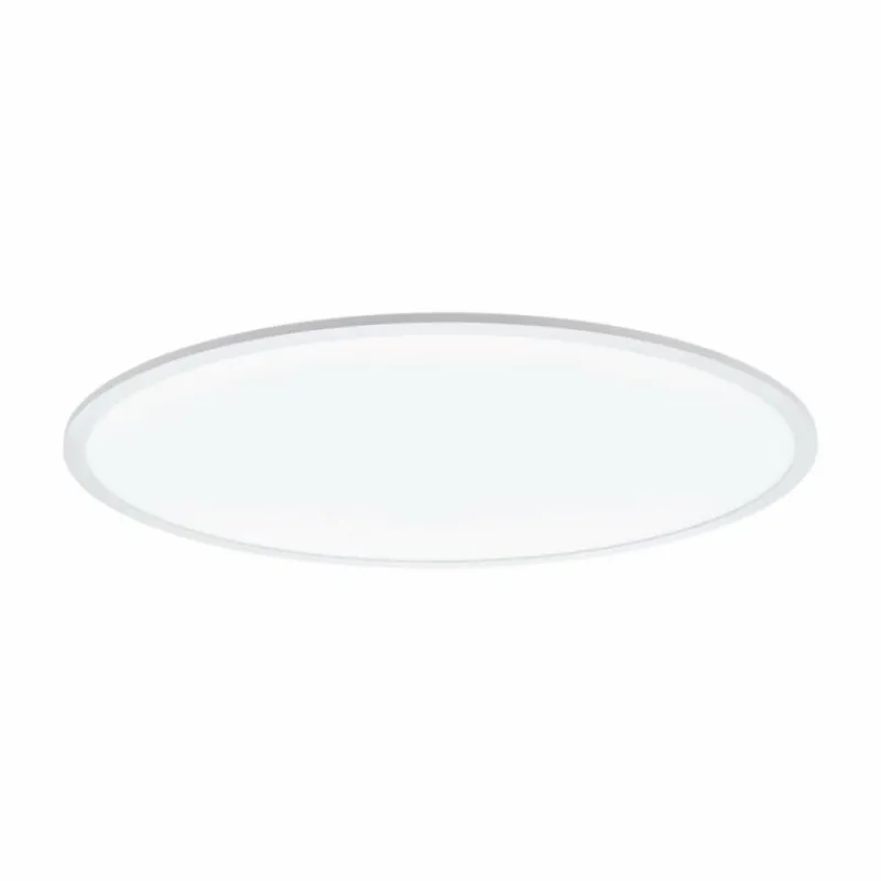 Luminaires Eglo Plafonnier EGLO connect SARSINA-C LED Blanc, 1 lumière, Télécommandes, Changeur de couleurs