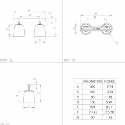 Lampes En Bois-Luminaires Eglo Plafonnier Eglo COTORRO Brun, Noir, 2 lumières