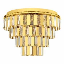 Luminaires Eglo Plafonnier Eglo ERSEKA Laiton, 7 lumières* Plafonniers