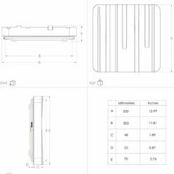 Luminaires Eglo Plafonnier Eglo FERENTINO LED Blanc, 1 lumière* Éclairage Led