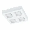 Luminaires Eglo Plafonnier Eglo FERREROS LED Blanc, 4 lumières* Éclairage Led