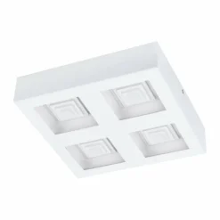 Luminaires Eglo Plafonnier Eglo FERREROS LED Blanc, 4 lumières* Éclairage Led