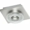 Luminaires Eglo Plafonnier Eglo FRADELO LED Chrome, Aspect cristal, 1 lumière* Éclairage Led