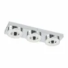 Luminaires Eglo Plafonnier Eglo FRADELO LED Chrome, Aspect cristal, 3 lumières* Éclairage Led