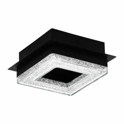 Luminaires Eglo Plafonnier Eglo FRADELO LED Noir, 1 lumière* Éclairage Led