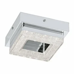 Luminaires Eglo Plafonnier Eglo FRADELO LED Chrome, Aspect cristal, 1 lumière* Éclairage Led