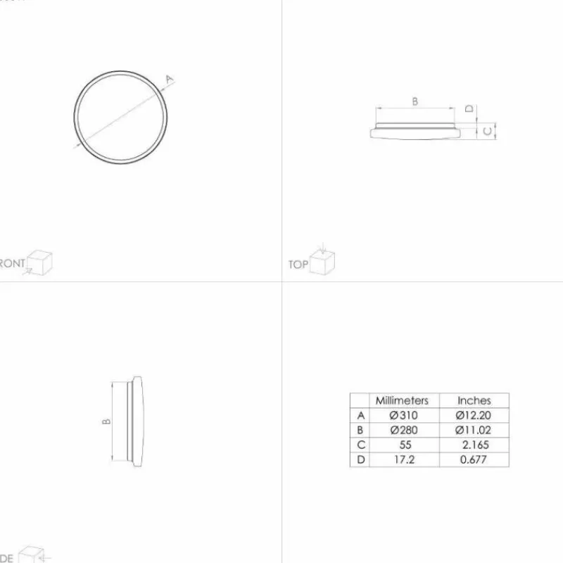Luminaires Eglo Plafonnier Eglo FRANIA-S LED Blanc, 1 lumière* Éclairage Led
