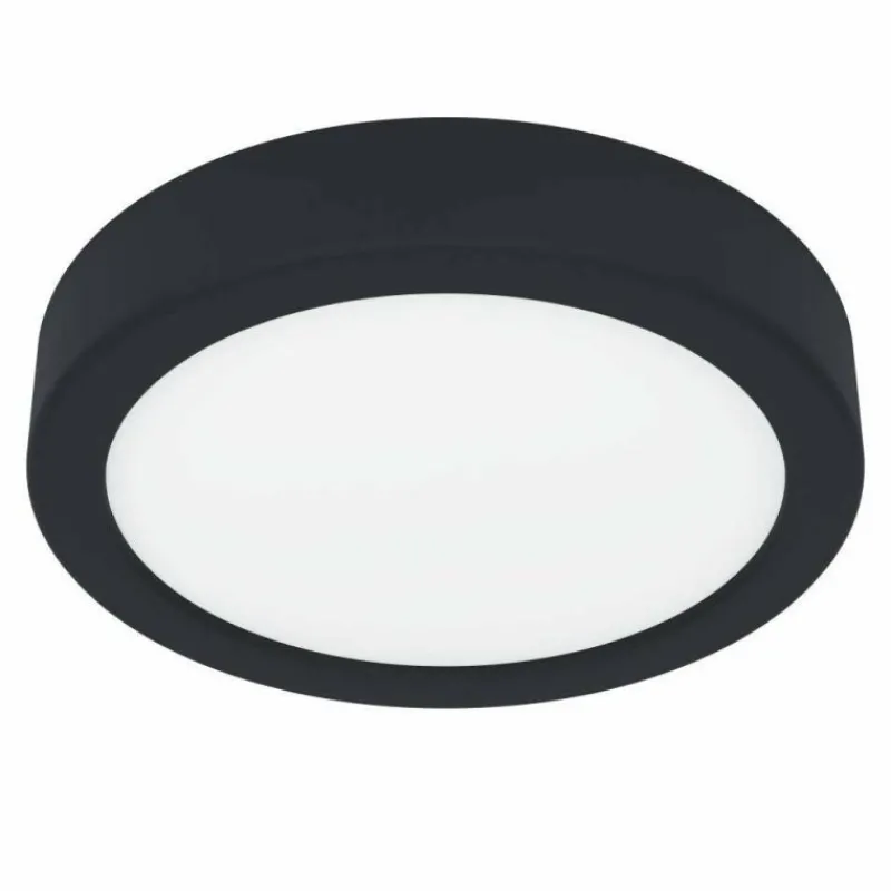 Luminaires Eglo Plafonnier Eglo FUEVA LED Noir, 1 lumière* Éclairage Led