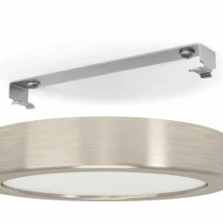Luminaires Eglo Plafonnier Eglo FUEVA LED Nickel mat, 1 lumière* Éclairage Led