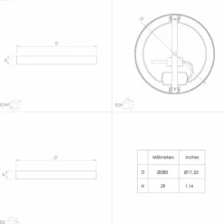 Luminaires Eglo Plafonnier Eglo FUEVA LED Nickel mat, 1 lumière* Éclairage Led