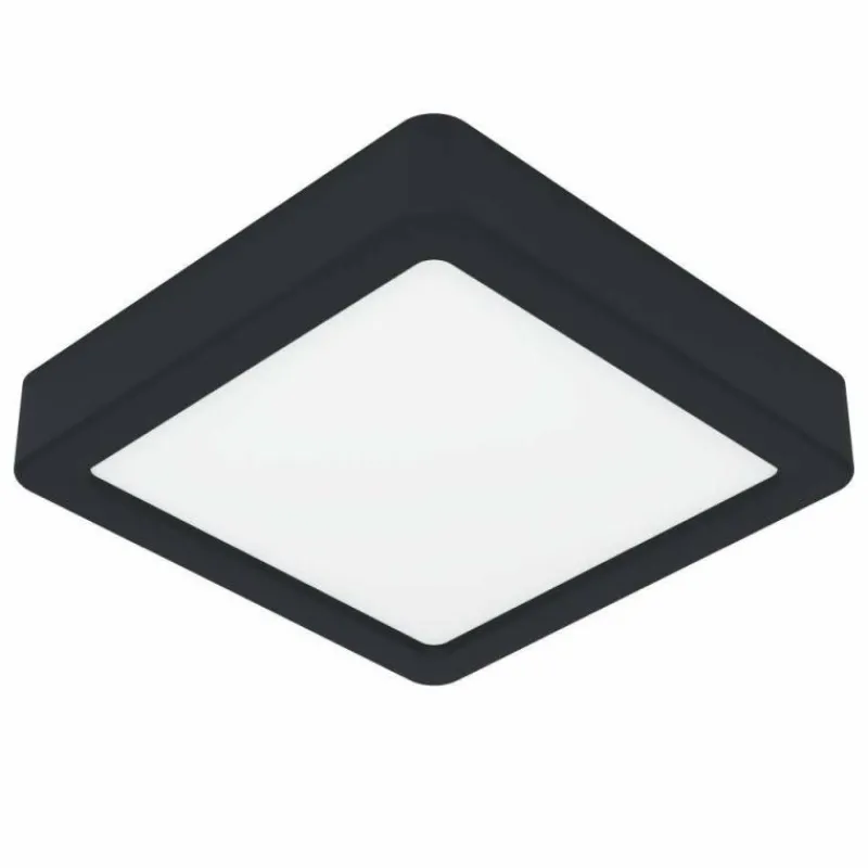 Luminaires Eglo Plafonnier Eglo FUEVA LED Noir, 1 lumière* Éclairage Led
