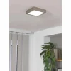 Luminaires Eglo Plafonnier Eglo FUEVA LED Nickel mat, 1 lumière* Éclairage Led