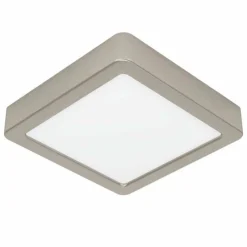 Luminaires Eglo Plafonnier Eglo FUEVA LED Nickel mat, 1 lumière* Éclairage Led