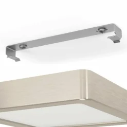 Luminaires Eglo Plafonnier Eglo FUEVA LED Nickel mat, 1 lumière* Éclairage Led