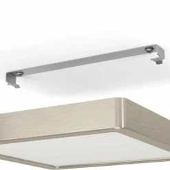 Luminaires Eglo Plafonnier Eglo FUEVA LED Nickel mat, 1 lumière* Éclairage Led