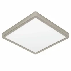 Luminaires Eglo Plafonnier Eglo FUEVA LED Nickel mat, 1 lumière* Éclairage Led