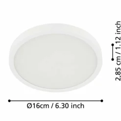Luminaires Eglo Plafonnier Eglo FUEVA LED Blanc, 1 lumière* Éclairage Led