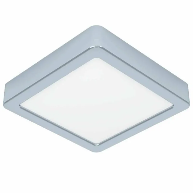 Luminaires Eglo Plafonnier Eglo FUEVA LED Chrome, 1 lumière* Éclairage Led